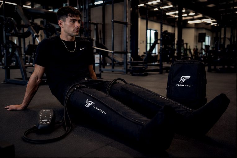 Presoterapia FlowTech en entorno de alto rendimiento